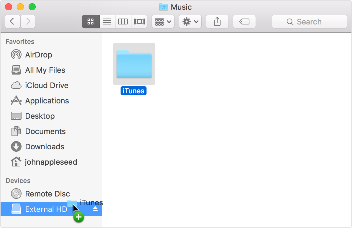 Access mac library folder